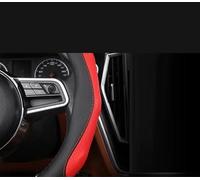Wheel Covers D Shape Car Steering Wheel Cover For Santana 2016 2017 2018 2019 2020 2021 2022 Auto Accesorioss(Blu)