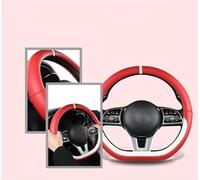Wheel Covers Easy To Install D Shape Car Steering Wheel Cover For Santana 2016 2017 2018 2019 2020 2021 2022 Auto Accesorioss(Orange)