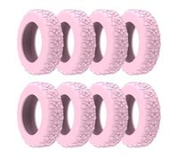 Wheel Covers for Luggage, Wheel Covers for Rolling Suitcases - 8X Waterproof Silicone Wheel Protectors for Luggage | Dust Cover for Swivel Wheel, Pink, Se référer à la description, Refer to