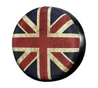 Wheel Covers Protection, Vintage Union Jack British Flag Tough Wheel Tire Cover Universal Spare Tyre Cover For Truck Wheel Vehicles 15 inch