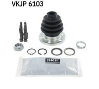 SKF CV Boot Kit VKJP 6103 - Drive Shaft Bellow Set for Audi VW Porsche Seat Skoda (Ibiza III 6L1)