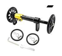 Wheel Extender for BROMPTON Eazy Wheels Extension Rod BLACK / BLACK (Extender + 2 easy wheels)