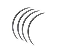 wheel eyebrow 73cm 1Pair Car Mudguard Flares Arch Wheel Eyebrow Guard Kit Carbon Fiber Mud Flaps Splash Guards Protector(4 pcs)