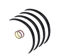 Wheel Eyebrow Car Mudguard Fender Invisible Mudflaps With Stickers 73cm/29'' For Suzuki For Swift SX-4 VNRQJLSN(4Pcs-Glossy Black)