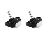 Wheel/Fit For Dreame Bot D9 / L10 Pro Robot Vacuum Cleaner Accessories Parts Kits Replacement (Color : 2pcs Black)