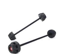 Wheel Fork Axle Crash Protector Motorcycle Front Rear Fork Wheel Axle Protector For DUCATI Panigale Streetfighter V4 S SP SP2 V2 Bayliss 2021-2024 Motorbike Sliders(Red,Front Rear)