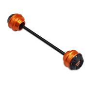 Wheel Fork Axle Crash Protector Motorcycle Front Rear Fork Wheel Axle Protector For For ER6N For ER-6N For ER 6N 2006-2016 Frame Slider Crash Pad Motorbike Sliders(Orange,Rear)
