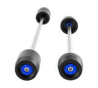 Wheel Fork Axle Crash Protector Motorcycle Front Rear Fork Wheel Axle Protector For GSX-S1000 GSX-S1000F GSXS 1000 F 2015-2023 Frame Slider Crash Pad Motorbike Sliders(Blue)