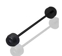 Wheel Fork Axle Crash Protector Motorcycle Front Rear Fork Wheel Axle Protector For Suzuki GSR750 GSR-750 GSR 750 2011-2016 Frame Slider Crash Pad Motorbike Sliders(Black,Rear)