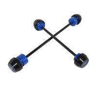 Wheel Fork Axle Crash Protector Motorcycle Front Rear Fork Wheel Axle Protector For YZF R7 YZF-R7 2021-2024 Frame Slider Crash Pad Motorbike Sliders(Blue)
