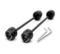 Wheel Fork Axle Crash Protector Motorcycle Front Rear Fork Wheel Protector For MT09 MT07 TRACER7 TRACER9 TRACER 700 900 GT Frame Slider Motorbike Sliders(Black)