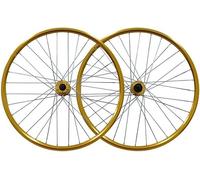Wheel group Mountain Bike Wheelset 26" Disc Brake Rims Wheel Pair Road Bike Wheels Mountain Bike Quick Release Wheelset (Gold 26inch)