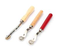 Wheel Handle 17×9×3 3pcs DIY Leather Paper Fabric Craft Sewing Wheel Tool Stitch Marker Cutting Tool