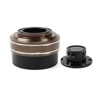 Wheel Hub Adapter 6 Hole Racing Simulator Game Steering Wheel Quick Release Hub Adapter For MOZA Simagic M10 A/Mini Euro Truck 70MM QR040 JHVVBFWF(Brown)