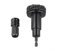 Wheel Hub Axle Head Rust Removal Grinding Tool for Brake Disc For Surface Cleaning, Compatible with Dafei Dual-Use Connector, Plastic & Metal Hand Tool Kit (Option B)(D)