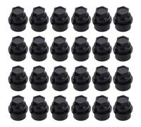 Wheel hub bolts Compatible With Chevy For Express 1500 1997-2001 15646250 27mm 1.06in ABS Wheel Nut Covers Black