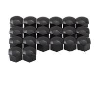 Wheel hub bolts Compatible With Dacia For Duster For Kaptur For Fluence 17mm Car Wheel Cover Hub Nut Bolt Covers(Black)