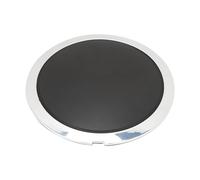 Wheel Hub Caps Center Cover With Chrome Trim 68078419AC Replacement for 500 Modification Hub Cover (White Circle Red Letter)