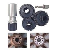 Wheel Hub Cleaning Tool - Detailed Rust Removal Hubs, Multipurpose Tool For Removing Rust From Wheel Axle Heads For Cars and Motorcycles