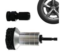 Wheel Hub Cleaning Tool - Rust Removal Cleaner, Reusable Brush Set Made of Aluminium Alloy, Portable Instrument for Renewal, Mechanic Workshop, Vehicle Maintenance Who