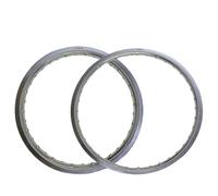 Wheel Hub Cross Motorcycle Front & Rear Wheel Rims 2.15x18 2.15 18 1.60x21 1.60 21 Inch 36 Spokes Holes(1 Pair Silver)