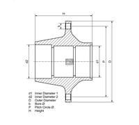 DT Spare Parts 10.10419 Wheel Hub