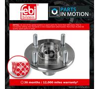 Wheel Hub fits TOYOTA COROLLA E10, E11 2.0D Front 92 to 02 4350212090 Febi New