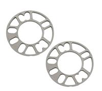 Wheel Hub Gaskets 1 2 4Pcs Universal 3 5 8 10Mm Car Wheel Spacer Shim Plate Auto Adaptor Gasket For 4X100 4X108 4X114.3 5X100 5X108 5X114.3 5X120