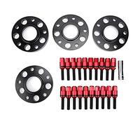 Wheel Hub Gaskets 4Pcs Hub Centric Wheel Spacers Kit Fit For 1 3 5 6 7 8 Series Flange Wheel Spacers + 20Pcs Extended Lug Bolts + Sleeve Staggered Kit