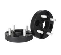 Wheel Hub Gaskets For Fiat 2Piece PCD 4-98 Center Bore 58.1mm Thick 20/25/30/35/50MM Wheel Spacer Adapter M12XP1.25 Nut(30mm Black)