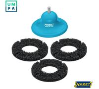 HAZET Wheel Hub Grinder 4960R-160/4 | Set of 4 | for Wheel Hubs up to 160 mm Diameter | Approx. 100 Vehicles per Disc | Quick and Easy Cleaning of Wheel Hubs and Brake Discs
