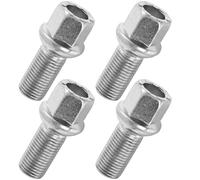 Wheel Hub Lock Bolt Compatible With For A2 2000-2005 For A3 8P 2003-2012 Car Wheel Studs 4x M14x1.5 28mm Wheel Lug For Bolt Nut Set Hub