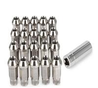 Wheel Hub Lock Bolt Compatible With Lincoln For 20PCS Stainless Steel Lug Nuts M12x1.25 M12x1.5 M14x1.5 M14x2 1/2-20 9/16-18 Wheel Nuts Bolts Wheel Bolts Nuts,