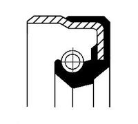 Corteco Wheel Hub Shaft Seal 82027678 - 81mm inner diameter, 10mm height - Fits MAN