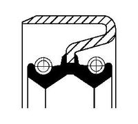 Wheel Hub Shaft Seal Front Fits MASSEY FERGUSON LANDINI DANA CORTECO 82014157
