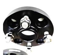 Wheel Hub Spacer 25mm 4 Hole Hubcentric Wheel Spacer 4x100 60.1 Hub Shims Adapter 2pcs Compatible With Megane For Symbol For Kangoo For Clio(Black)
