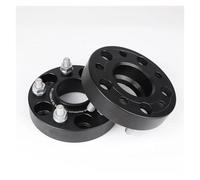 Wheel Hub Spacers 2 Pieces 15-50mm PCD 5x110 CB 65.1mm Wheel Spacer Adapter For Alfa For Romeo For Jeep For Dodge Car Wheel Spacers Bore Hubcentric(25MM 12x1.5)