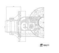 FEBI BILSTEIN 186211 Wheel Hub