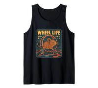 Wheel Life Retro Degu Poster Tank Top