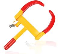 Wheel Lock, Caravan Wheel Locks, Lock Anti Theft Clamp for Cars, Ca, Trailers, Van, Adjustable Nine-Hole with 3 Keys