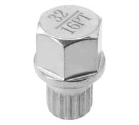 Wheel Lock Lug Nut, 32/16PT Hollow Anti-Theft Wheel Nut Removal Key for BMW Steel Construction Rust-Resistant Design Automotive Enthusiasts and DIY Mechanics
