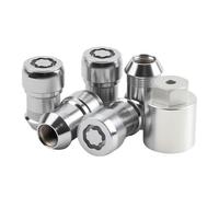Wheel Lock Lug Nuts Replace 82215711 Compatible with Jeep Vehicle 2018-2024 Wrangler JL 2020-2024 Gladiator JT, Anti-Theft Security Locking Lug Nut Set