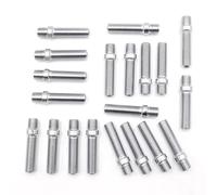 Wheel Lug Bolt Compatible With BMW Extended Wheel Stud Conversion Screw Adapter M12*1.5-M12*1.5 / M12*1.25-M12*1.5 58mm 20X