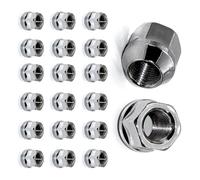 Wheel Lug Bolt Compatible With For Explorer 1991-2020 For Crown For Victoria 1992-2011 1/2"-20 Open End Cone For Seat 3/4" 19mm Hex Wheel Lug Nuts