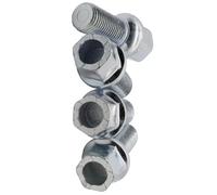 Wheel Lug Bolt Compatible With VW For Caddy 2004-2015 For Eos 2006-2010 For Fox 2003-2011 4× Car Steel Wheel Bolts Lug Nuts 14x1.5mm WHT002437