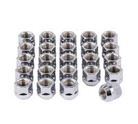 Wheel Lug Bolt Key 19mm，height 21mm Open End Wheel Nuts 1/2-20 ， 9/16-18 Lug Nuts 12x1.25, M12x1.5，m14x1.5 20pcs(M12x1.25)