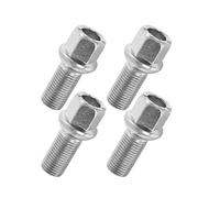Wheel Lug Bolt Nuts Compatible With VW For Eos 2006-2010 For Fox 2003-2011 For Jetta 1998-2010 OEM:WHT002437 431601139A 4x Car Wheel Lug Nuts Accessories