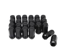 Wheel lug bolts Compatible With Chevrolet For Silverado For Suburban 1500 45mm M14x1.5 Nuts With Cone Seat 19mm Hex Black Lug Nuts