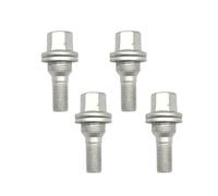 Wheel lug bolts Compatible with Peugeot For 206 1998-2016 For 207 2006-2016 WHEEL NUTS BOLTS FLAT SEAT 17MM Hex