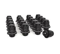 Wheel lug bolts Compatible With Toyota For Avalon For Corolla For Camry 1983-2024 M12x1.5 Black Wheel Lug Nuts(Black)